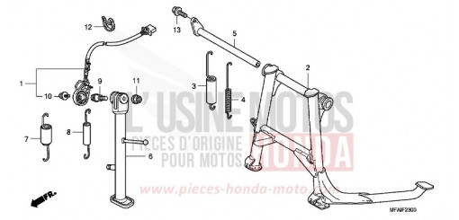 BEQUILLE CBF1000A9 de 2009
